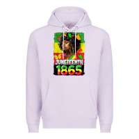 Lilac juneteenth 1865 black freedom Premium Hoodie - HRA Design Shop