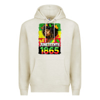 Oatmeal Heather juneteenth 1865 black freedom Premium Hoodie - HRA Design Shop
