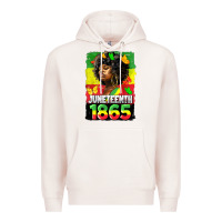 Pale Pink juneteenth 1865 black freedom Premium Hoodie - HRA Design Shop