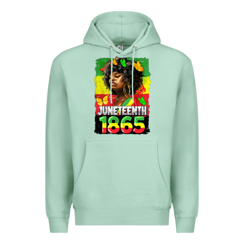 Juneteenth 1865 Black Freedom Premium Hoodie by HRA Design Shop | Teevron