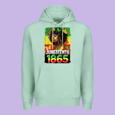 Juneteenth 1865 Black Freedom Premium Hoodie Designed By Hra Design Shop