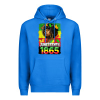 True Royal juneteenth 1865 black freedom Premium Hoodie - HRA Design Shop