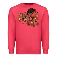 Cardinal Just blessed afro woman with roses Premium Sweatshirt - RanaPortraitStore