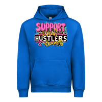 Cobalt support local hustlers and dreamers Urban Hoodie - JahusDesignShop