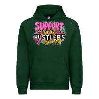 Forest Green support local hustlers and dreamers Urban Hoodie - JahusDesignShop