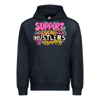 Navy support local hustlers and dreamers Urban Hoodie - JahusDesignShop