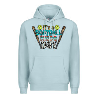 Blue Mist softball Premium Hoodie - CowhideDigitalArt