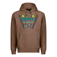 Chestnut softball Premium Hoodie - CowhideDigitalArt