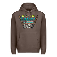 Coffee softball Premium Hoodie - CowhideDigitalArt
