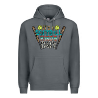 Rock softball Premium Hoodie - CowhideDigitalArt