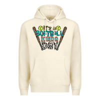 Sandshell softball Premium Hoodie - CowhideDigitalArt