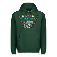 Sports Green softball Premium Hoodie - CowhideDigitalArt