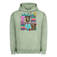 Pigment Oil Green school was  fun but its time for some  sun Urban Hoodie - AdoDesignShop