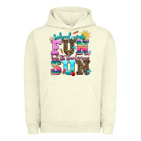 Pigment Pistachio school was  fun but its time for some  sun Urban Hoodie - AdoDesignShop