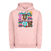Pigment Salmon school was  fun but its time for some  sun Urban Hoodie - AdoDesignShop