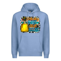 Colony Blue whiskey bent hell bound Premium Hoodie - CowhideDigitalArt