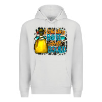 Dove Grey whiskey bent hell bound Premium Hoodie - CowhideDigitalArt