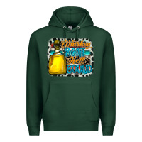 Sports Green whiskey bent hell bound Premium Hoodie - CowhideDigitalArt