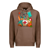 Chestnut nurse  and fall Premium Hoodie - AdoDesignShop