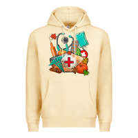 Pina Colada nurse  and fall Premium Hoodie - AdoDesignShop