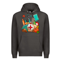 Smoke nurse  and fall Premium Hoodie - AdoDesignShop