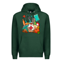 Sports Green nurse  and fall Premium Hoodie - AdoDesignShop