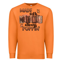 Carrot Made with melanin always poppin' Premium Sweatshirt - RanaPortraitStore
