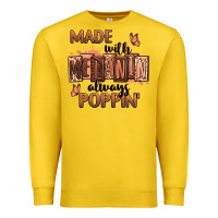 Lemon Made with melanin always poppin' Premium Sweatshirt - RanaPortraitStore