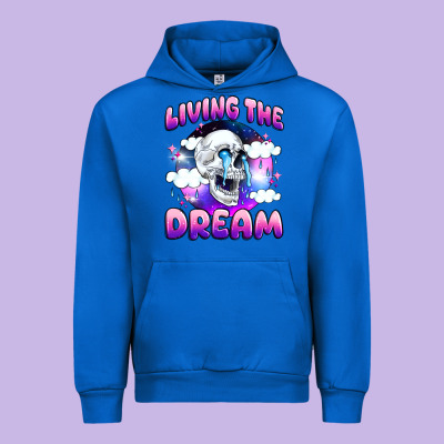 Living The Dream Urban Hoodie Designed By Jahusdesignshop