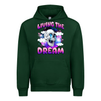 Forest Green living the dream Urban Hoodie - JahusDesignShop