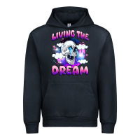 Navy living the dream Urban Hoodie - JahusDesignShop