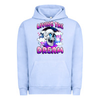 Pigment Grape Ice living the dream Urban Hoodie - JahusDesignShop