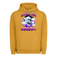 Pigment Peanut Butter living the dream Urban Hoodie - JahusDesignShop