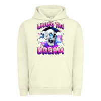 Pigment Pistachio living the dream Urban Hoodie - JahusDesignShop