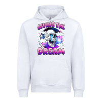 White living the dream Urban Hoodie - JahusDesignShop