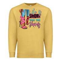 Antique Gold Afro heels Premium Sweatshirt - RanaPortraitStore