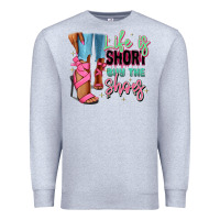 Heather Grey Afro heels Premium Sweatshirt - RanaPortraitStore