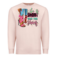 Pale Pink Afro heels Premium Sweatshirt - RanaPortraitStore