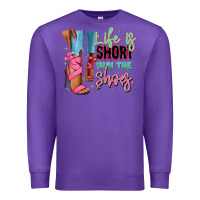 Purple Afro heels Premium Sweatshirt - RanaPortraitStore