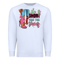 White Afro heels Premium Sweatshirt - RanaPortraitStore
