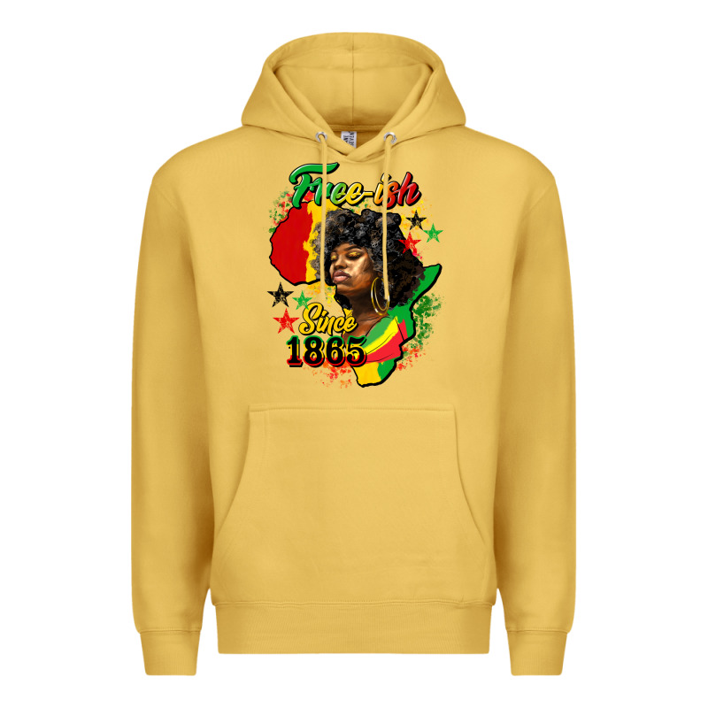 Free Ish Since 1865 Premium Hoodie by HRA Design Shop | Teevron