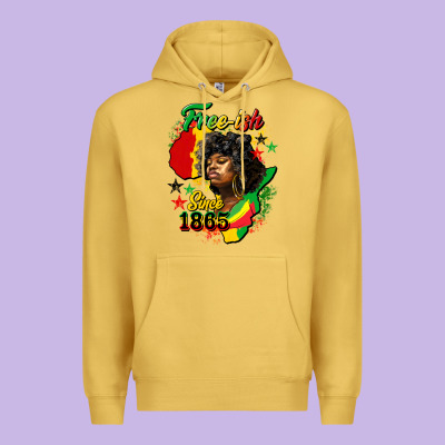 Free Ish Since 1865 Premium Hoodie Designed By Hra Design Shop