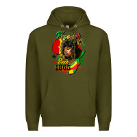 Army Green free ish since 1865 Premium Hoodie - HRA Design Shop
