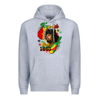 Heather Grey free ish since 1865 Premium Hoodie - HRA Design Shop