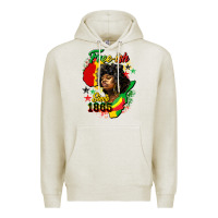 Oatmeal Heather free ish since 1865 Premium Hoodie - HRA Design Shop