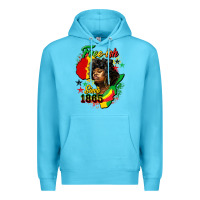 Ocean Blue free ish since 1865 Premium Hoodie - HRA Design Shop