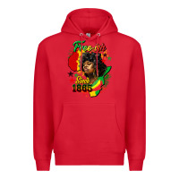 Red free ish since 1865 Premium Hoodie - HRA Design Shop