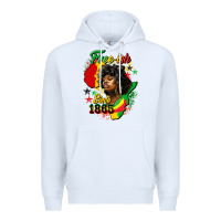 White free ish since 1865 Premium Hoodie - HRA Design Shop