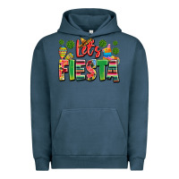 Pigment Midnight Navy let's fiesta Urban Hoodie - JahusDesignShop