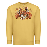 Antique Gold Melanin Christmas black girl sneakers Premium Sweatshirt - RanaPortraitStore